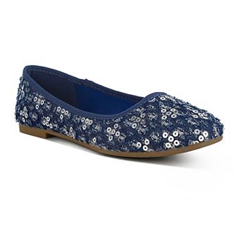 London Rag Sujet Sequin Women's Ballet Flats