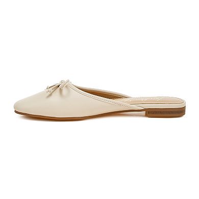 London Rag Eras Bow Slip-On Women's Flat Mules