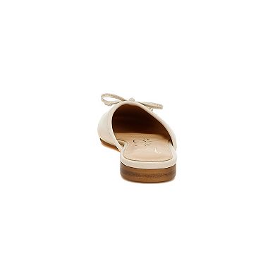 London Rag Eras Bow Slip-On Women's Flat Mules