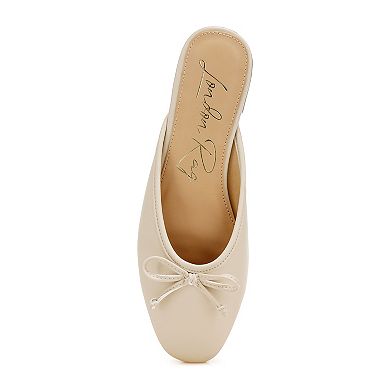 London Rag Eras Bow Slip-On Women's Flat Mules