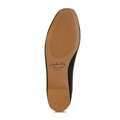 London Rag Enchanted Faux Leather Women's Casual Ballerinas