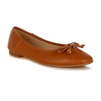 London Rag Enchanted Faux Leather Women's Casual Ballerinas