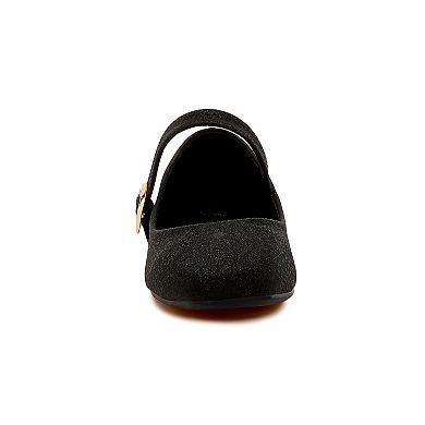 London Rag Herma Glitter Pin Buckle Women's Ballerinas