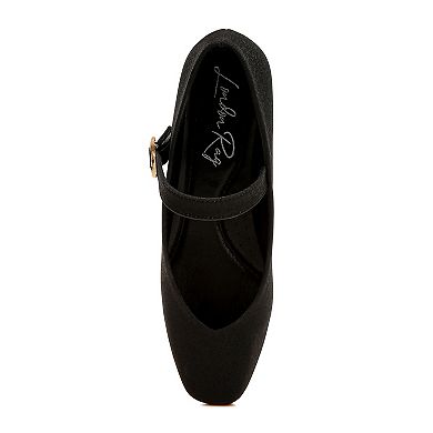 London Rag Herma Glitter Pin Buckle Women's Ballerinas