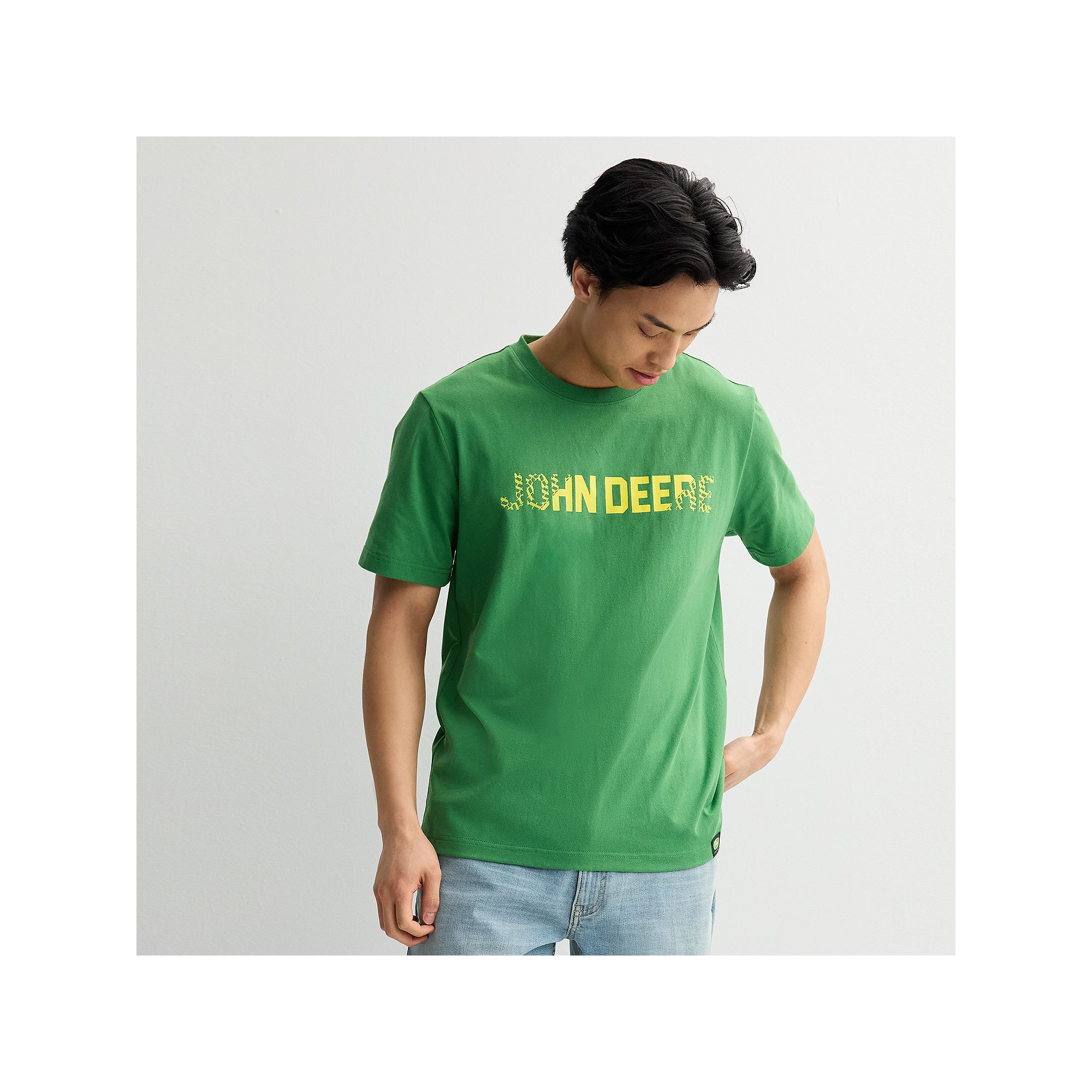 Mens John Deere Tee, Size: Small, Green