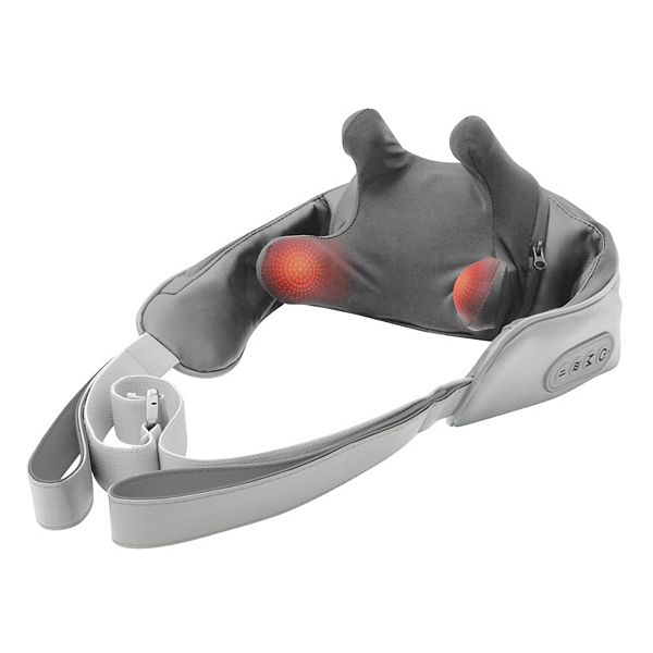 HoMedics Deep Kneading Neck & Shoulder Massager with Heat - Gray