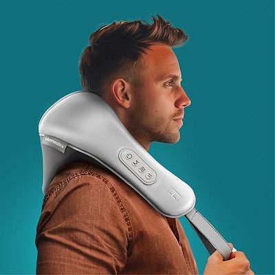 HoMedics Voice Activated Neck & Shoulder Massager 2024 with Heat