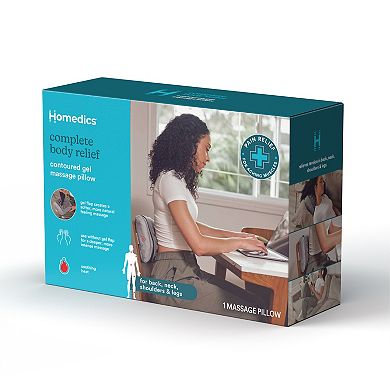 HoMedics Contoured Gel Massage Pillow