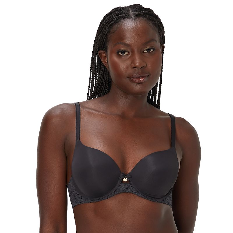 Women's Maidenform One Fab Fit Custom Lift Underwire Bra DM2423, Size: 34 B, Black