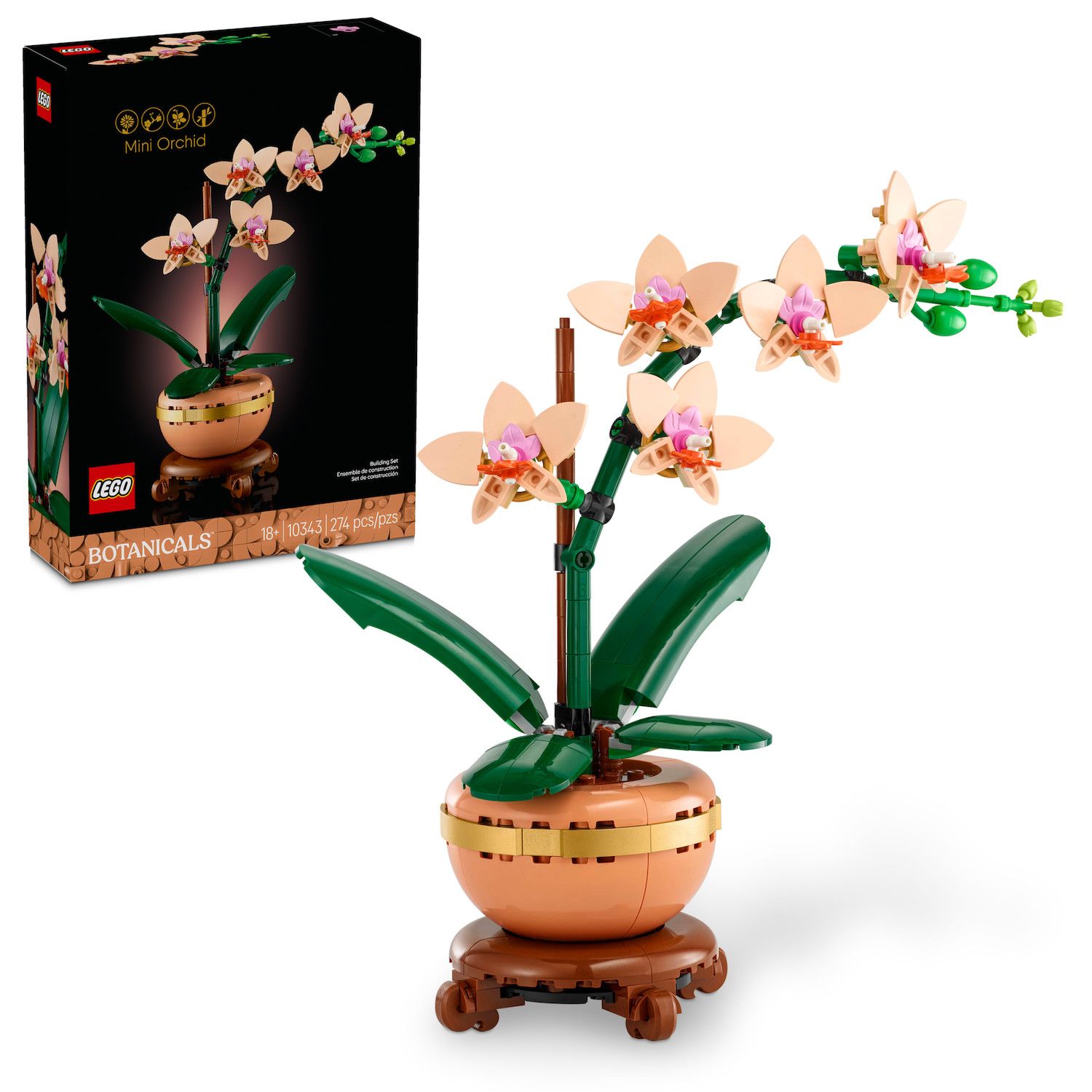 Детские конструкторы LEGO Botanicals Mini Orchid Set 10343 (274 Pieces) — фото 1