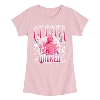 Girls 7-16 Wicked Glinda You're Gonna Be Popular Tee