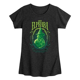 Girls 7-16 Wicked Elphaba Wicked Witch Of The West Tee