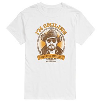 Men's Yellowstone I'm Smiling On The Inside Graphic Tee
