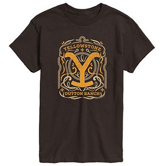 Men's Yellowstone Flourish Logo Graphic Tee