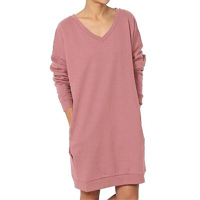 chinese dress ladies Sweatshirt & Skirt Set Women Casual Loose Sweater Dress Suit Matching main image 1