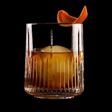 Mikasa Carrick 4 pc Double Old Fashioned Glasses Set