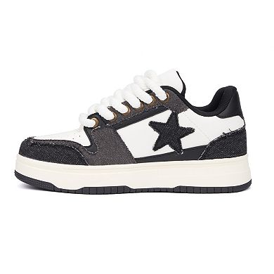 Olivia Miller Stars Women's Low Top Sneakers