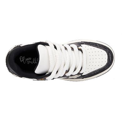 Olivia Miller Stars Women's Low Top Sneakers