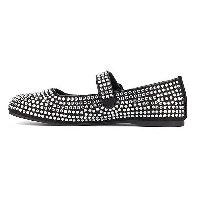 Olivia Miller Dawn Women's Embellished Maryjane Flats