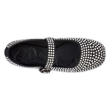 Olivia Miller Dawn Women's Embellished Maryjane Flats