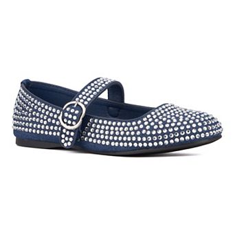 Olivia Miller Dawn Women's Embellished Maryjane Flats
