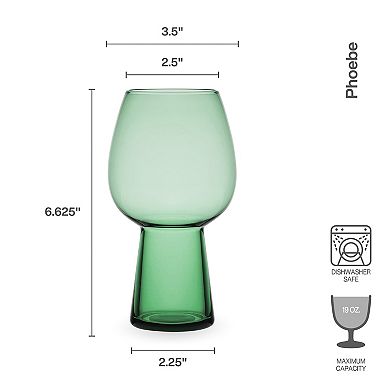 Mikasa Phoebe 4 pc Beer Goblets Set