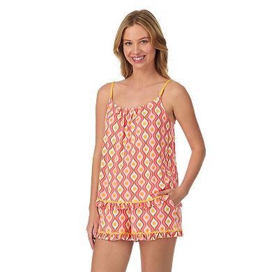 Women's Beauty Sleep Social 2-Piece Cozy Pajama Tank Top & Pajama Shorts Set