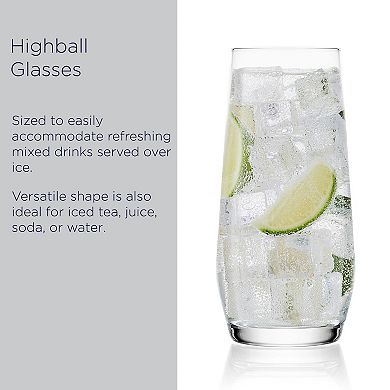 Mikasa 4-Piece Samantha Highball Glass Set