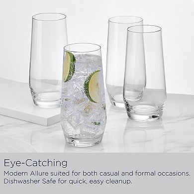 Mikasa 4-Piece Samantha Highball Glass Set