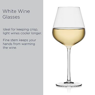 Mikasa Samantha 4-Piece 20-oz. White Wine Glass Set