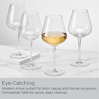 Mikasa Samantha 4-Piece 20-oz. White Wine Glass Set