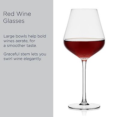Mikasa Samantha 4-Piece 24-oz. Red Wine Glass Set