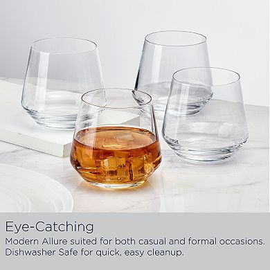 Mikasa Samantha 4-Piece 14.25-oz. Double Old Fashioned Glass Set