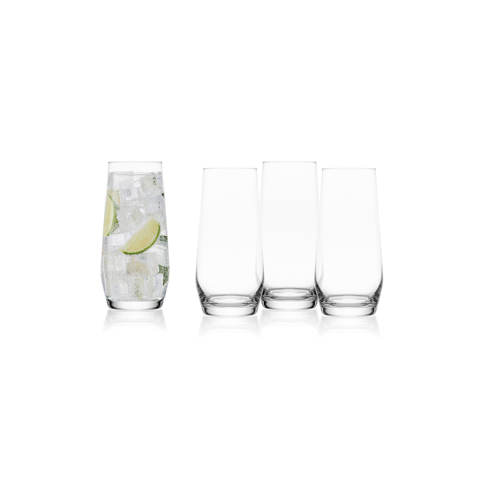 Mikasa Samantha 4-Piece 19-oz. Highball Glass Set, Multi