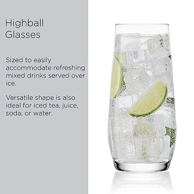 Mikasa Samantha 4-Piece 19-oz. Highball Glass Set