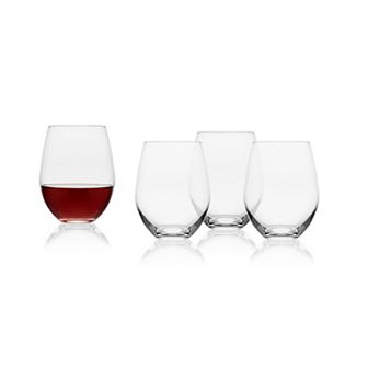 Mikasa Samantha 4 pc 21-oz. Stemless Wine Glass Set