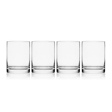 Mikasa Lana 4 pc Double Old Fashioned Glass Set