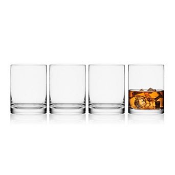 Mikasa Lana 4 pc Double Old Fashioned Glass Set