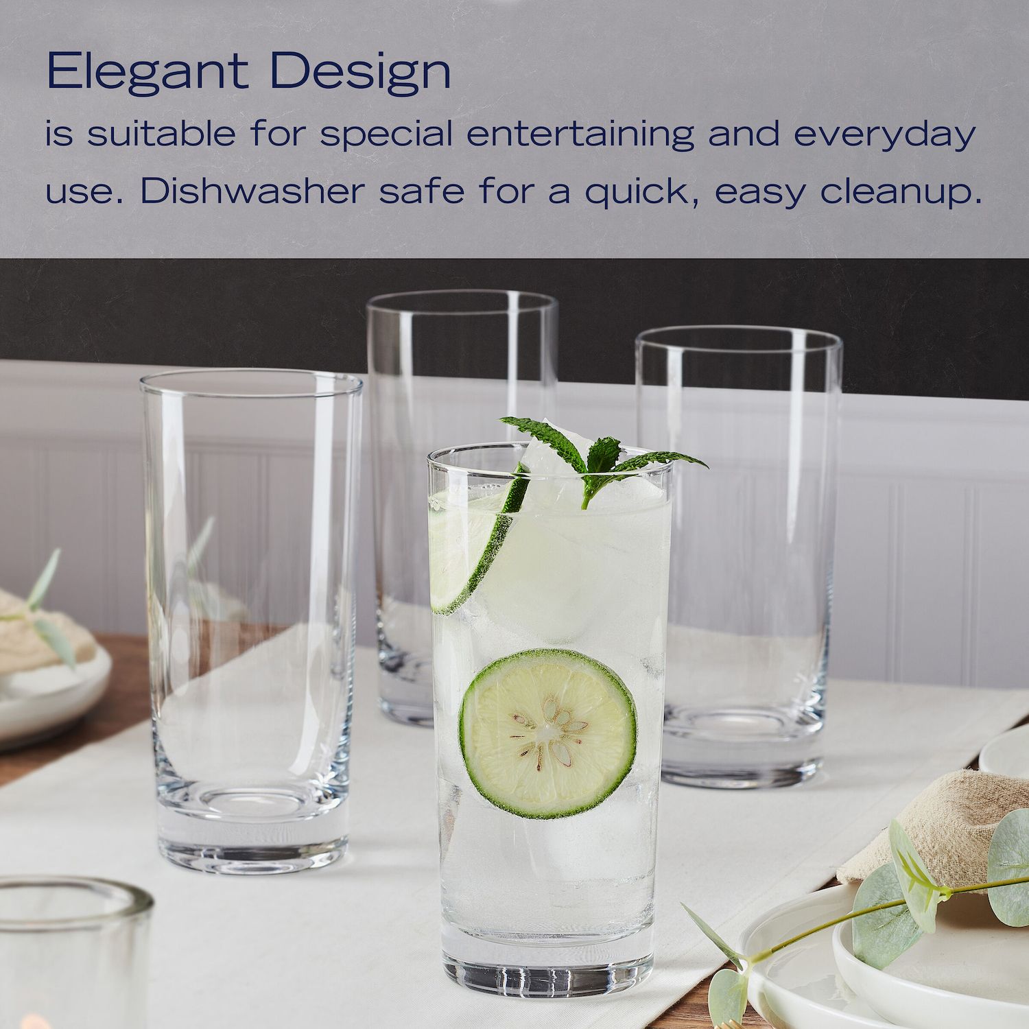 Mikasa Lana Highball Glasses - Thumbnail 3