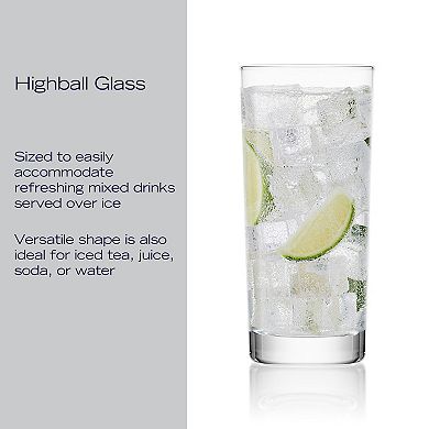 Mikasa Lana 4 pc Highball Glass Set