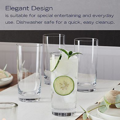 Mikasa Lana 4 pc Highball Glass Set