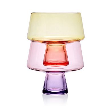 Mikasa Chroma 2 pc Martini Glass Set