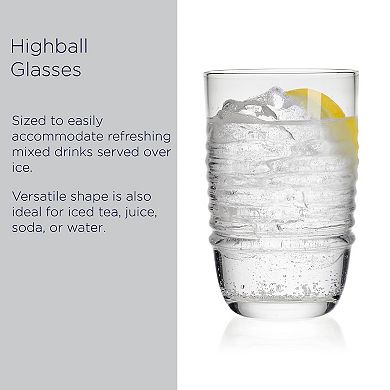 Mikasa Ciara 4 pc Highball Glass Set