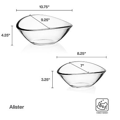 Mikasa Alister 2 pc Nesting Bowl Set