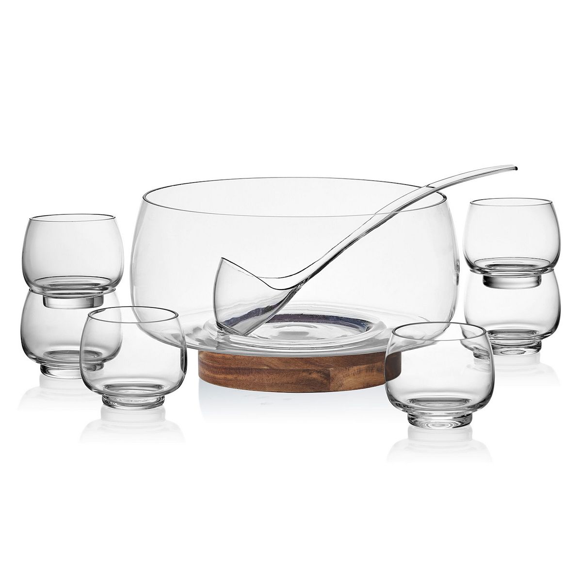 Mikasa Glenwood 8 pc Punch Bowl Set