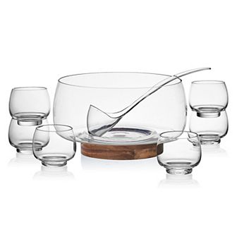 Mikasa Glenwood 8 pc Punch Bowl Set