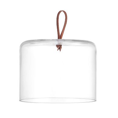 Mikasa Glenwood Oval Serve Board with a Glass Cloche