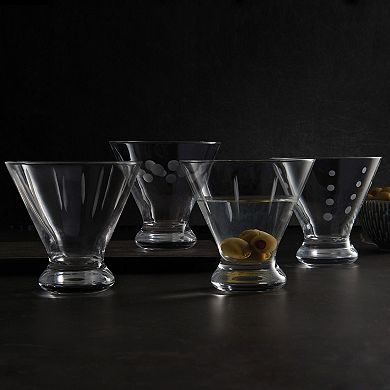 Mikasa Cheers 4-pc. 8-oz. Stemless Martini Glass Set