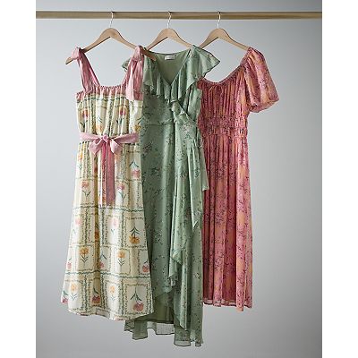 Women's LC Lauren Conrad Tie-Strap Tea Length Dress