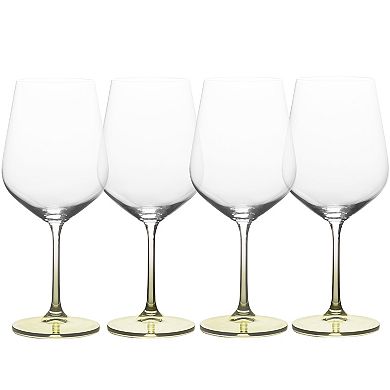 Mikasa Gianna Ombre 4 pc Red Wine Glasses Set